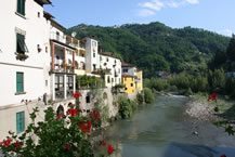 View towards Villa Rosalena
